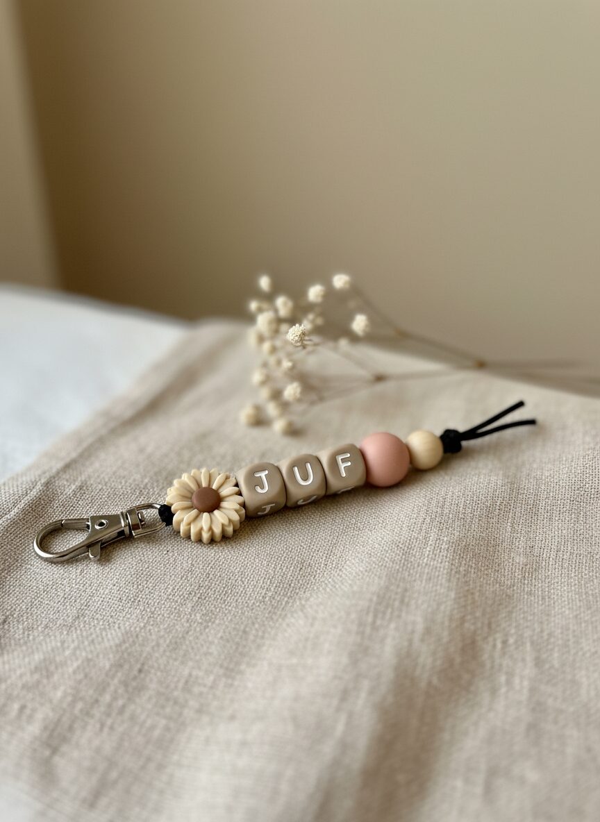 Sleutelhanger met naam | Juf