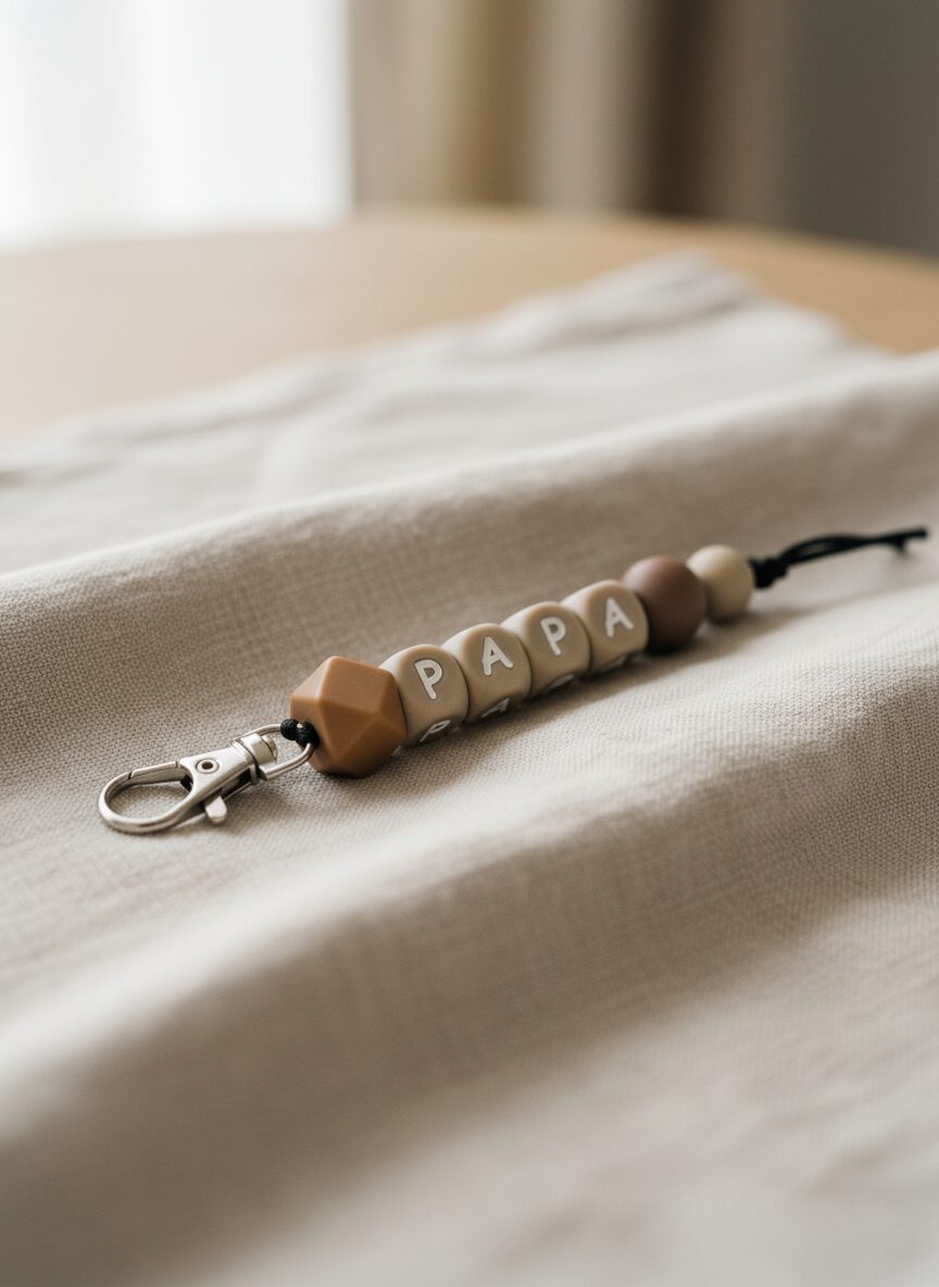 Sleutelhanger met naam | Papa